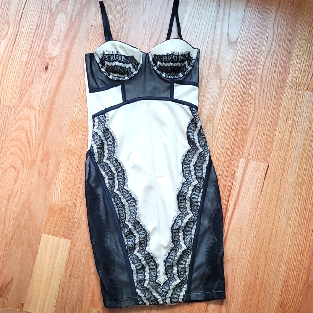 Blaque Label Corset Lace Dress - Size M